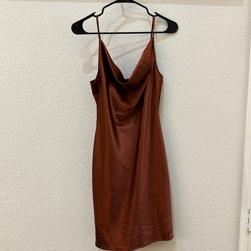 satin dress